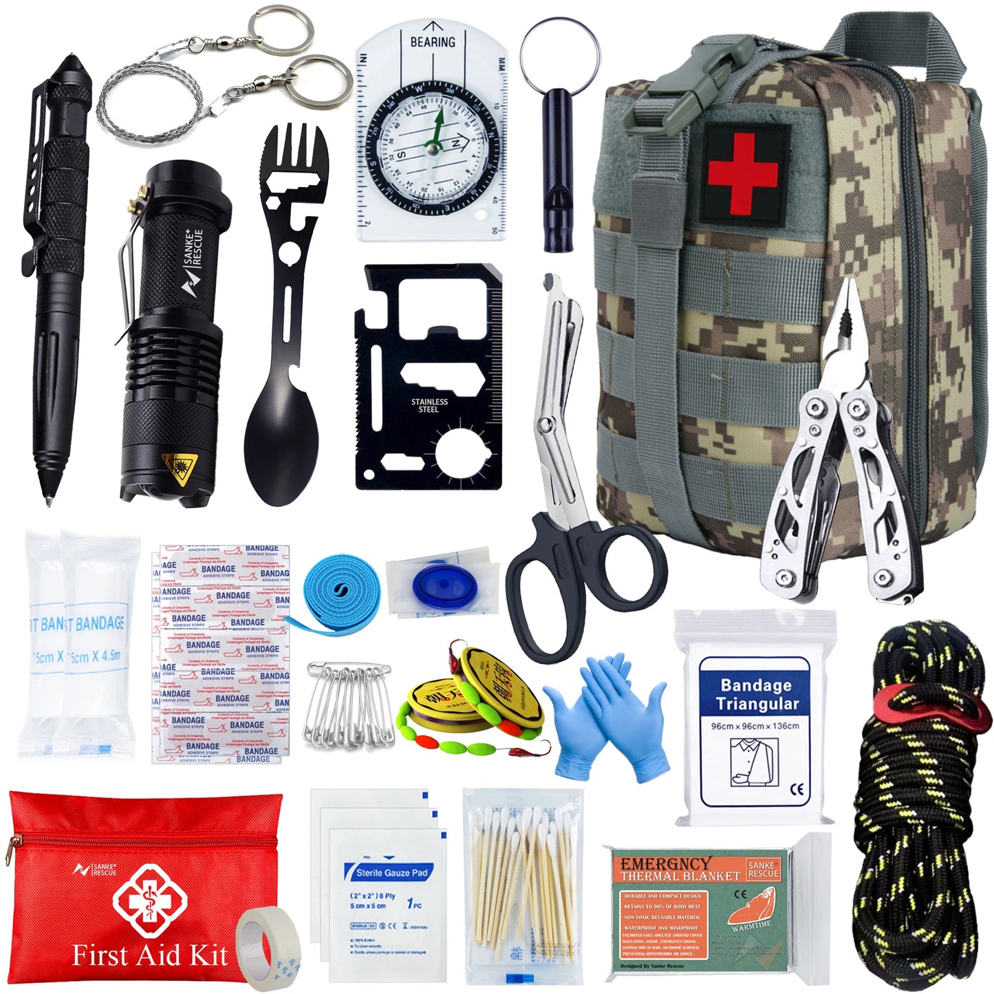Full Survival First Aid Set