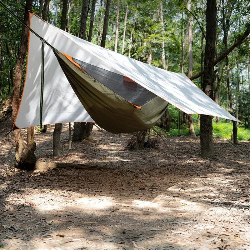 Anti-Rollover Hammock with Net & Cover