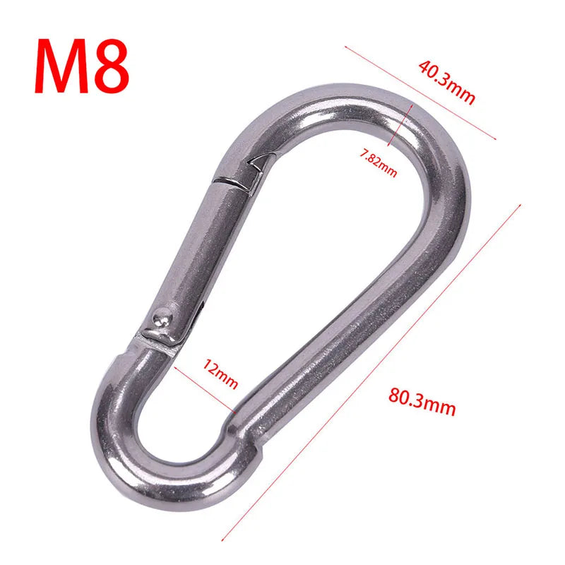 Stainless Steel Spring Snap Hook