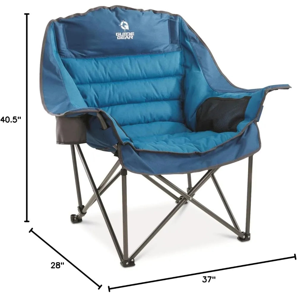 Oversized Padded Folding Camping Chair