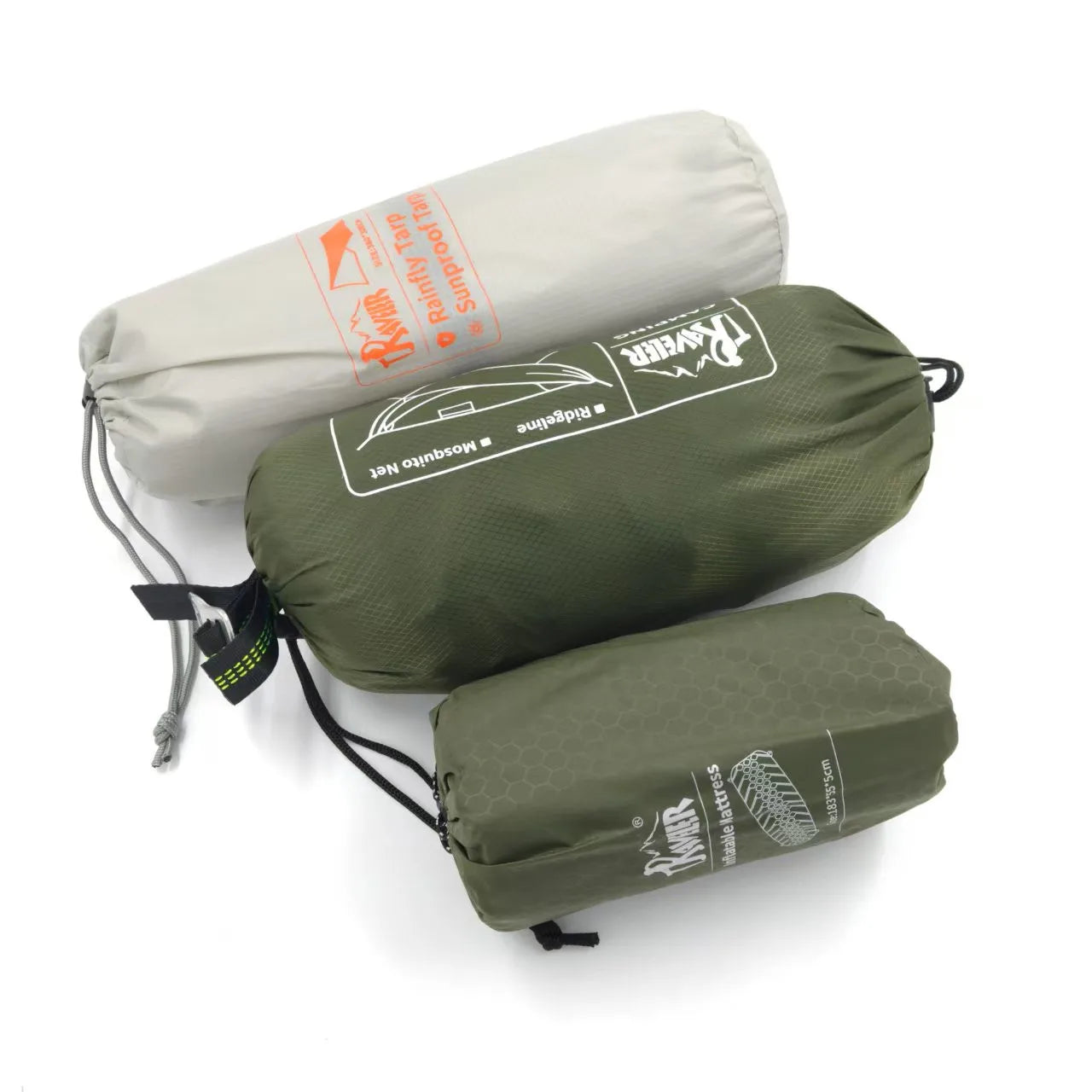 Anti-Rollover Hammock with Net & Cover