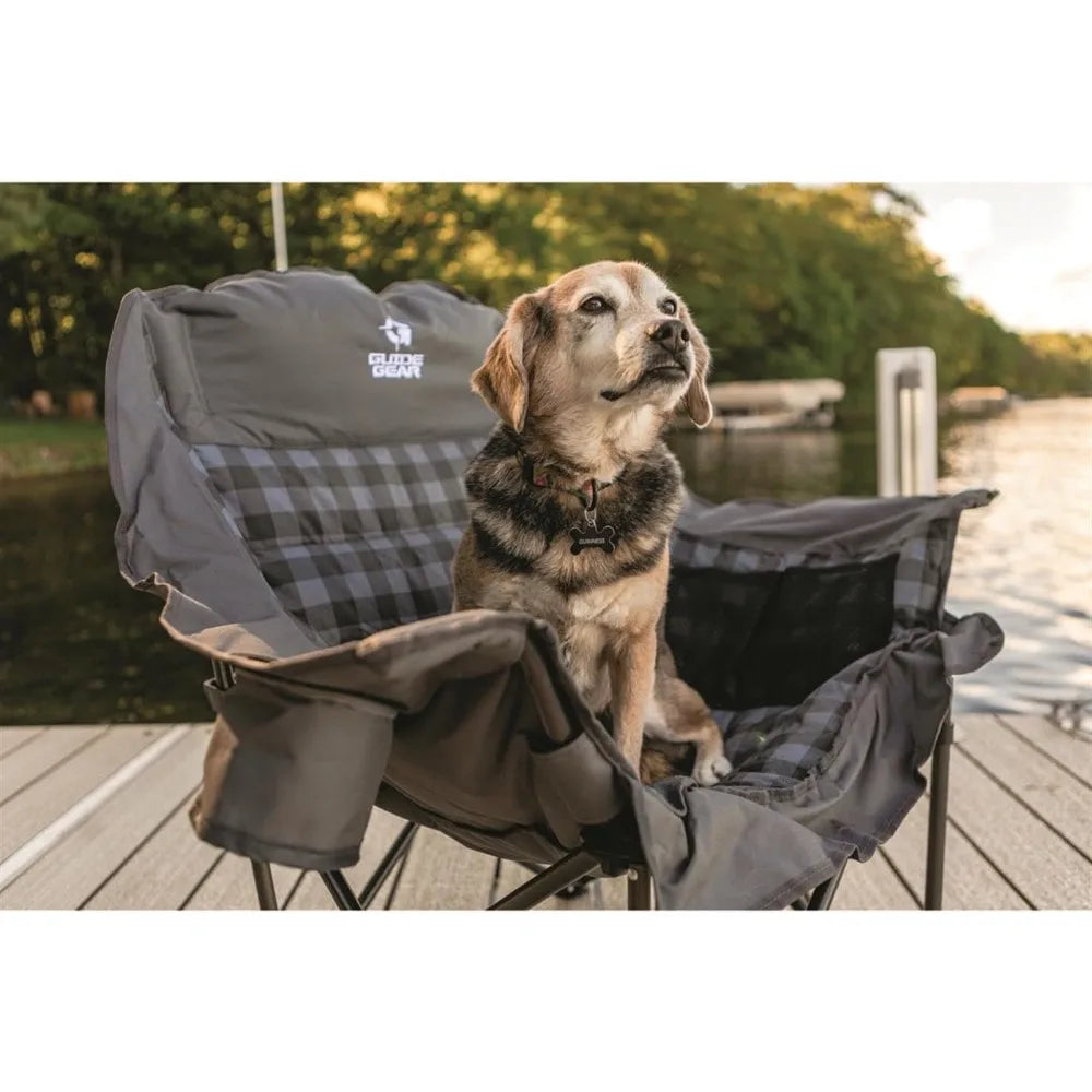 Oversized Padded Folding Camping Chair