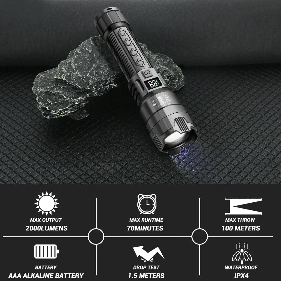 High Power Tactical Camping Torch