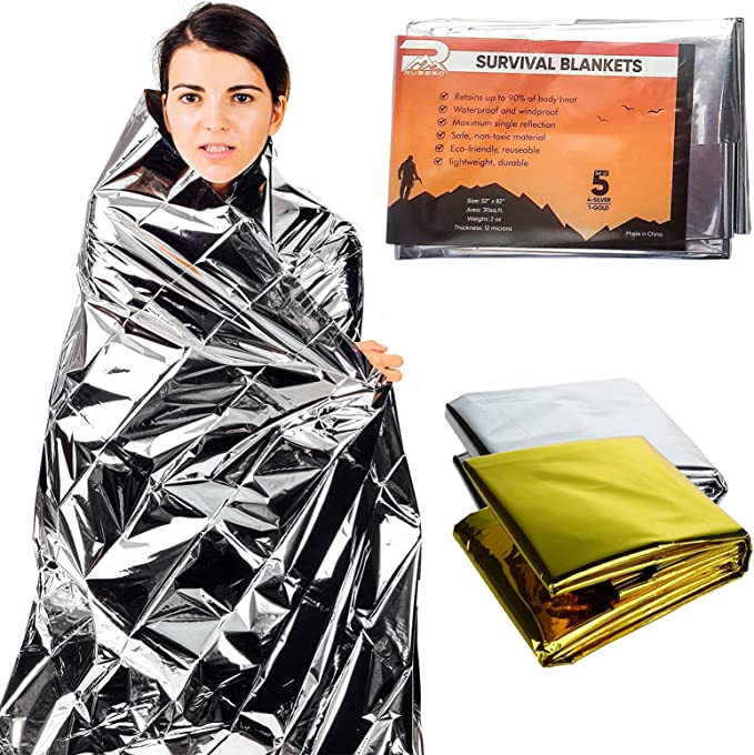 Waterproof & Windproof Rainier Rugged Survival Blankets